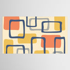 Mid Century Modern Abstract Squares Pattern 456 Tablecloth Gallery Image 2