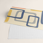 Mid Century Modern Abstract Squares Pattern 456 Wrapping Paper Gallery Image 2