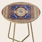 Wonderfully Detailed Persian Rug Oriental Victorian Style Carpet Design Side Table Gallery Image 2