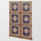 Wonderfully Detailed Persian Rug Oriental Victorian Style Carpet Design Wallpaper Gallery Image 2