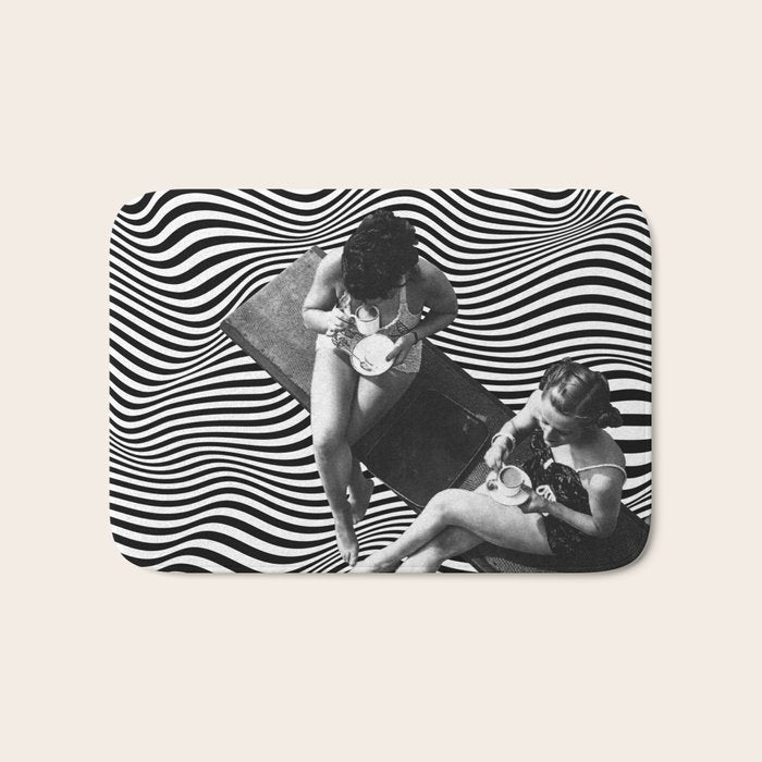 Universal BFF - Vertigo coffee chat Bath Mat Gallery Image 1