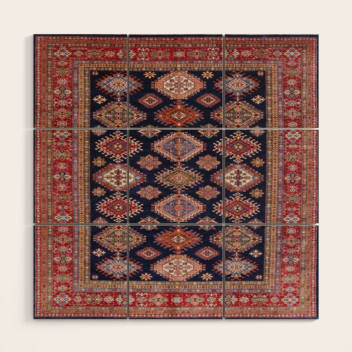 Heirloom Navy Jewels Wood Wall Art Gallery Image 1