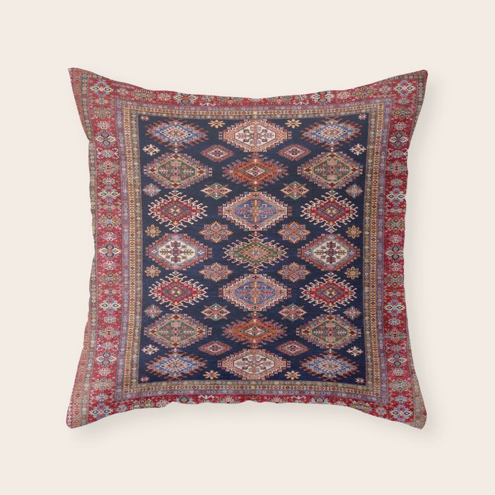 Heirloom Navy Jewels Throw Pillow Gallery Image 6