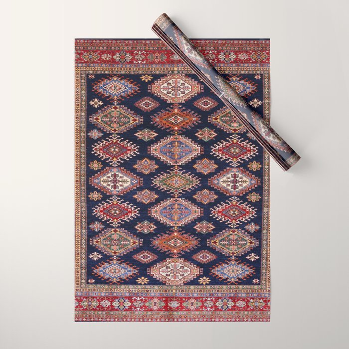 Heirloom Navy Jewels Wrapping Paper Gallery Image 1