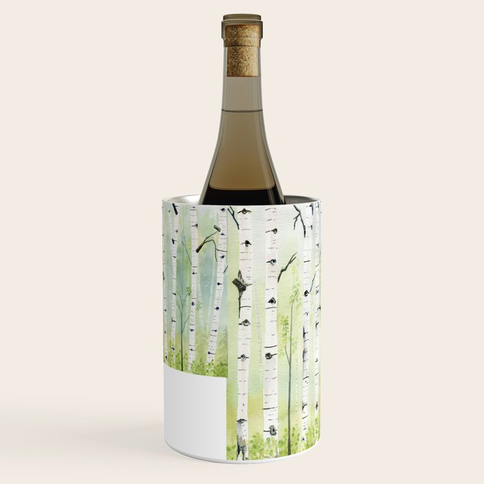 Birch Trees 2  Wine Chiller Gallery Image 2