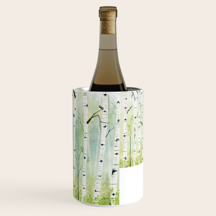 Birch Trees 2  Wine Chiller Gallery Image 3