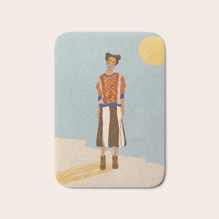 Girl who Loves Jumpers Bath Mat Gallery Image 1
