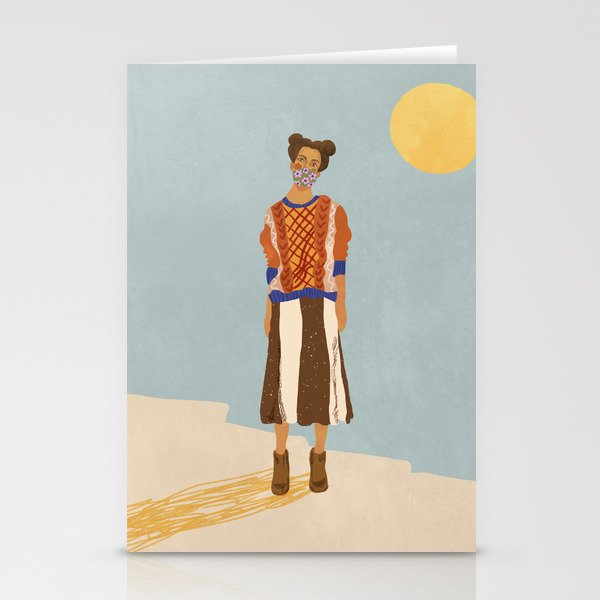 Girl who Loves Jumpers Stationery Card Gallery Image 2