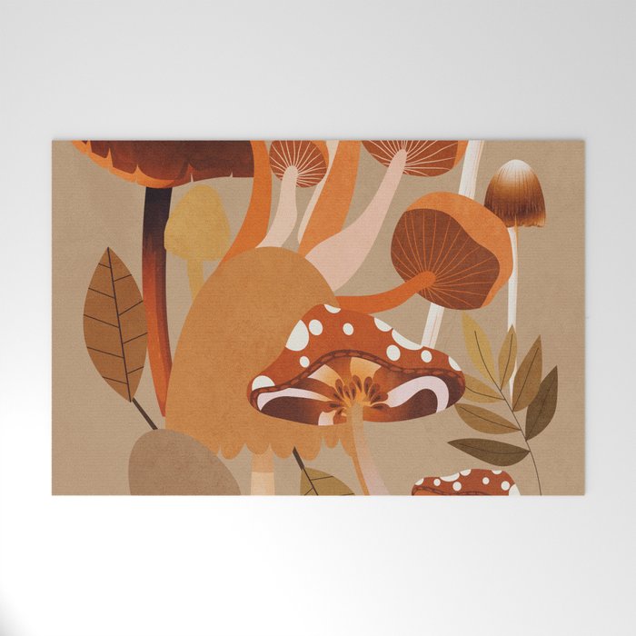 Mushrooms 2 Welcome Mat Gallery Image 1