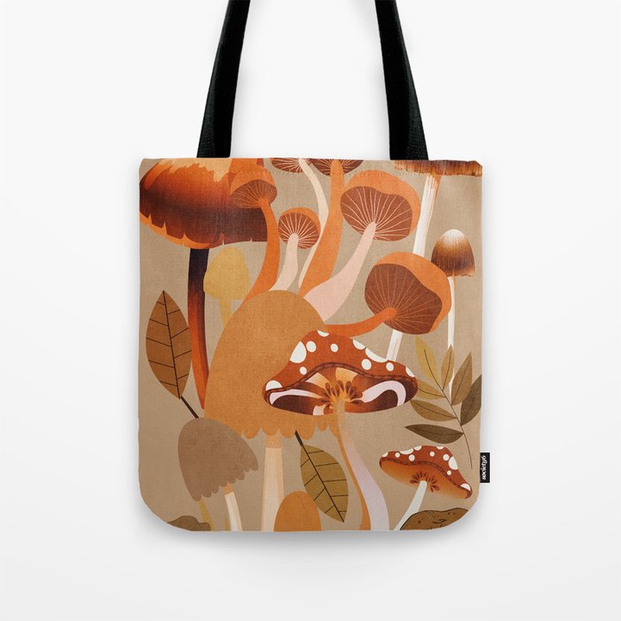 Mushrooms 2 Tote Bag Gallery Image 1