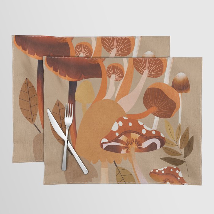 Mushrooms 2 Placemat Gallery Image 1
