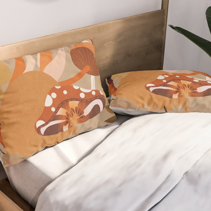 Mushrooms 2 Pillow Sham Gallery Image 2