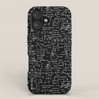 Physics Equations on Chalkboard iPhone Case Gallery Image 1