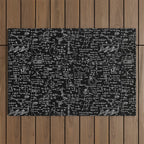 Physics Equations on Chalkboard Outdoor Rug Gallery Image 1