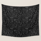 Physics Equations on Chalkboard Wall Tapestry Gallery Image 4