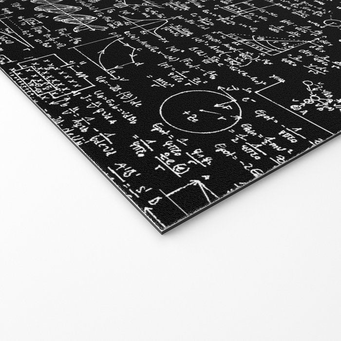 Physics Equations on Chalkboard Welcome Mat Gallery Image 2