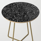 Physics Equations on Chalkboard Side Table Gallery Image 2