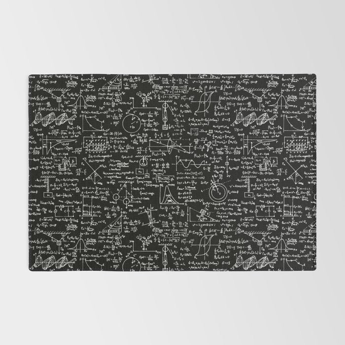 Physics Equations on Chalkboard Rug Gallery Image 2