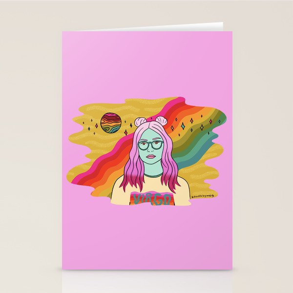 Virgo Stationery Card Gallery Image 2
