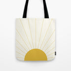 Sunrise / Sunset Minimalism Tote Bag Gallery Image 1