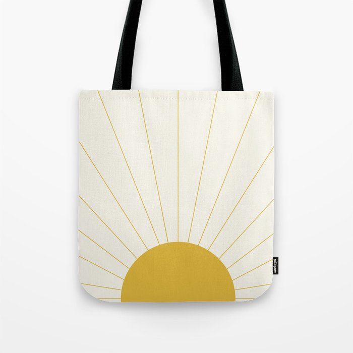 Sunrise / Sunset Minimalism Tote Bag Gallery Image 1