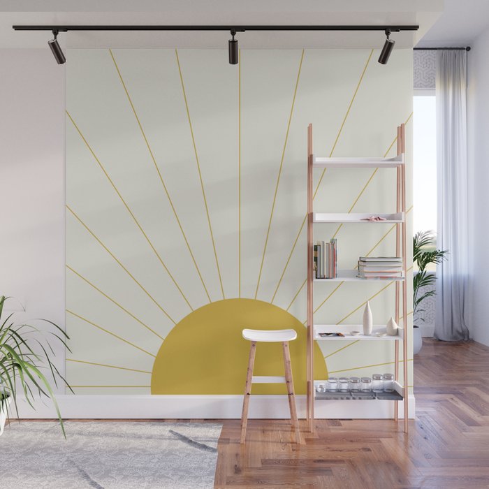 Sunrise / Sunset Minimalism Wall Mural Gallery Image 1