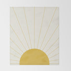 Sunrise / Sunset Minimalism Throw Blanket Gallery Image 2