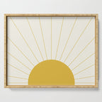 Sunrise / Sunset Minimalism Serving Tray Gallery Image 1