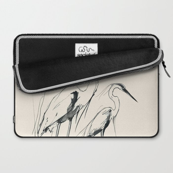 Two Herons Laptop Sleeve Gallery Image 2