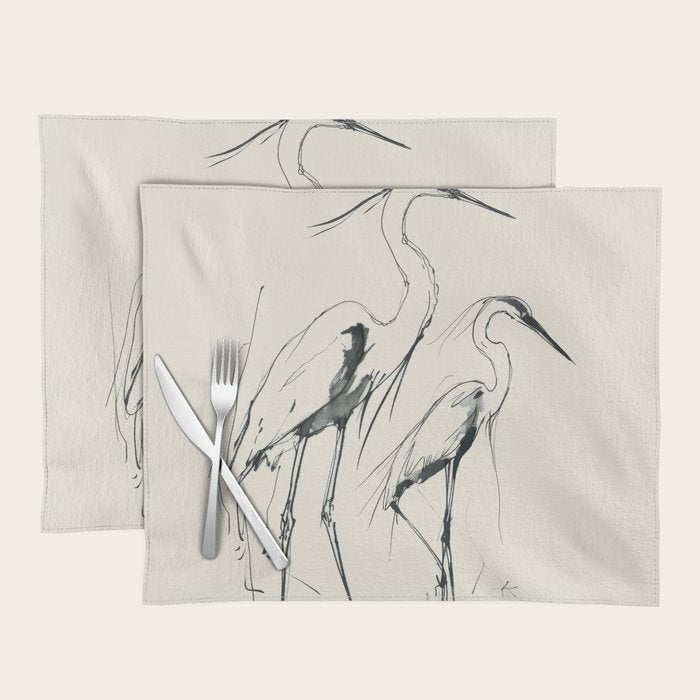 Two Herons Placemat Gallery Image 1