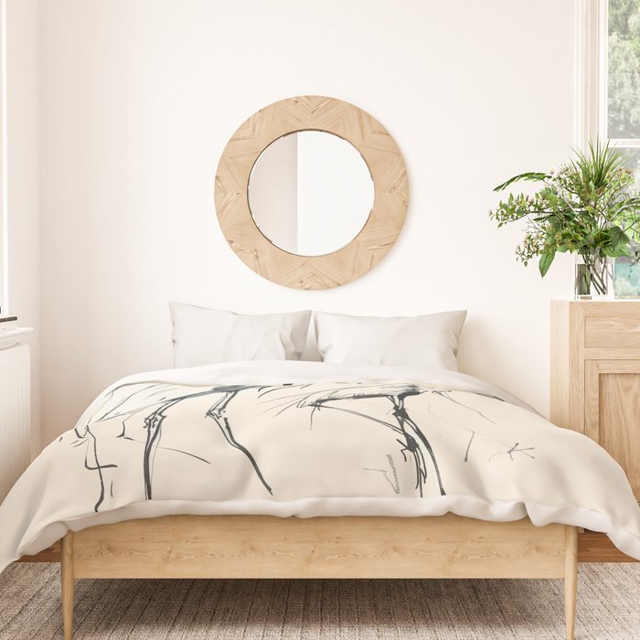 Two Herons Duvet Cover Gallery Image 3