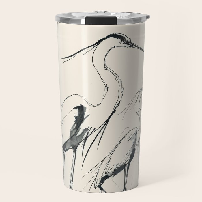 Two Herons Travel Mug Gallery Image 1