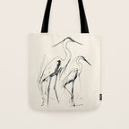 Two Herons Tote Bag Gallery Image 1
