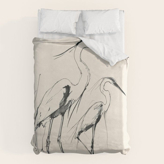 Two Herons Duvet Cover Gallery Image 6