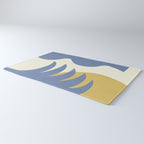 Mediterranean Abstract - Blue Gold Rug Gallery Image 3
