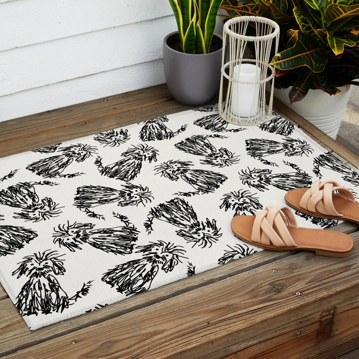Doggy day Outdoor Rug Gallery Image 2
