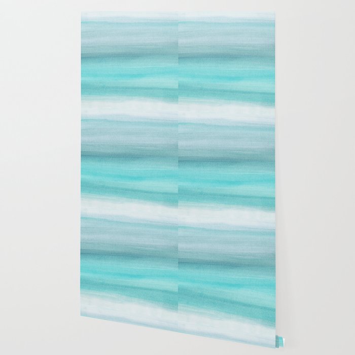 Aqua Blue Watercolor Dream #1 #painting #decor #art #society6 Wallpaper Gallery Image 2