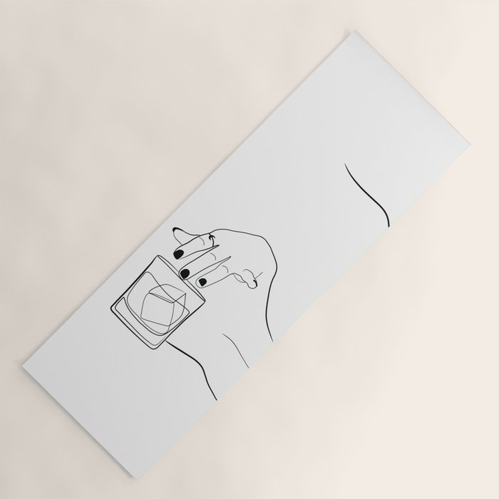 Whiskey Woman Yoga Mat Gallery Image 1