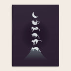 Cat Landscape 103: Falling Cat Moon Notebook Gallery Image 4