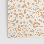 Abstract Ink Blot Strata Pattern in Neutral Camel Beige Poster Gallery Image 3