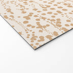 Abstract Ink Blot Strata Pattern in Neutral Camel Beige Welcome Mat Gallery Image 2