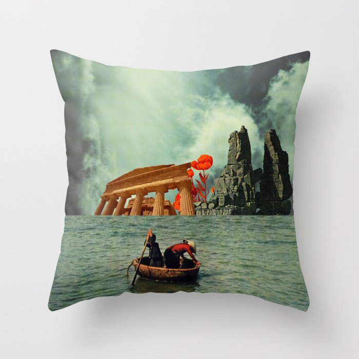 We Are All Fishermen Throw Pillow Gallery Image 1