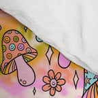 Tie Dye Mushroom Print Comforter Gallery Image 4