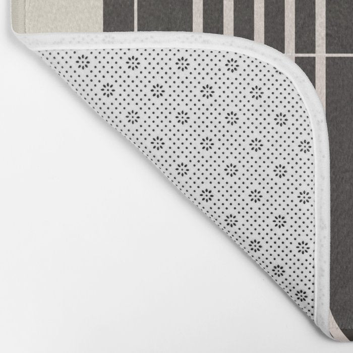 Minimal Geometric Line Art 4 Bath Mat Gallery Image 2