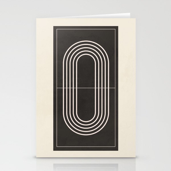 Minimal Geometric Line Art 4 Stationery Card Gallery Image 2