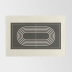 Minimal Geometric Line Art 4 Rug Gallery Image 2