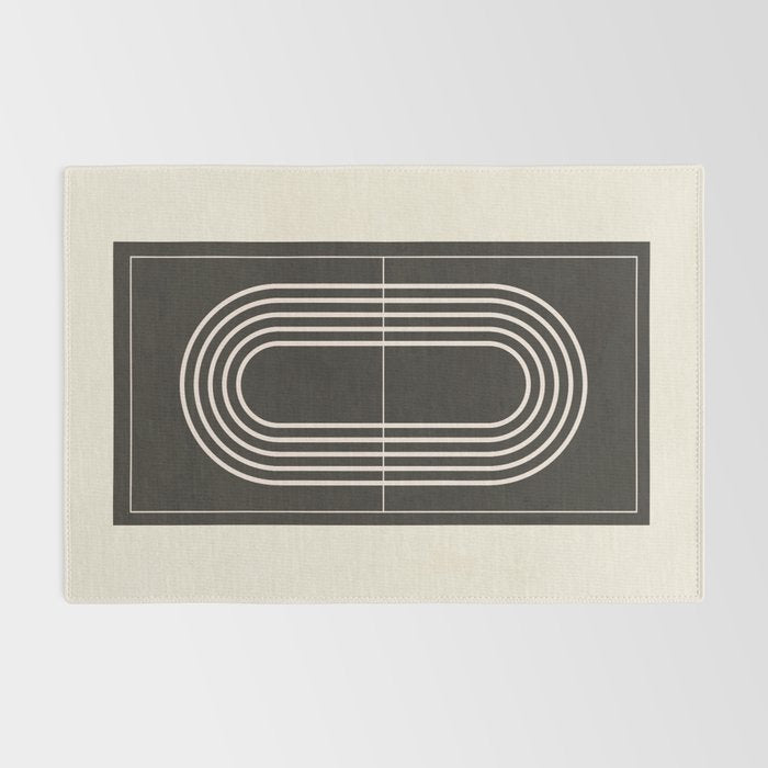 Minimal Geometric Line Art 4 Rug Gallery Image 2