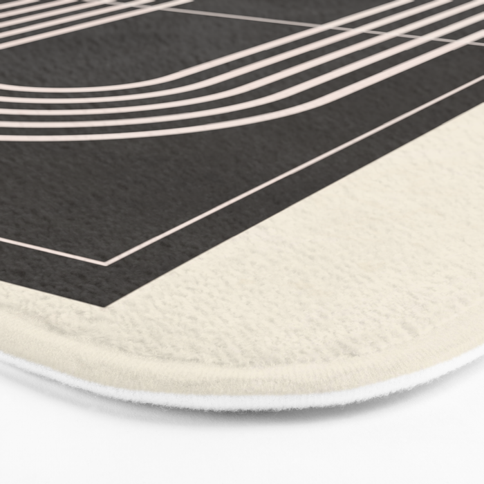 Minimal Geometric Line Art 4 Bath Mat Gallery Image 3