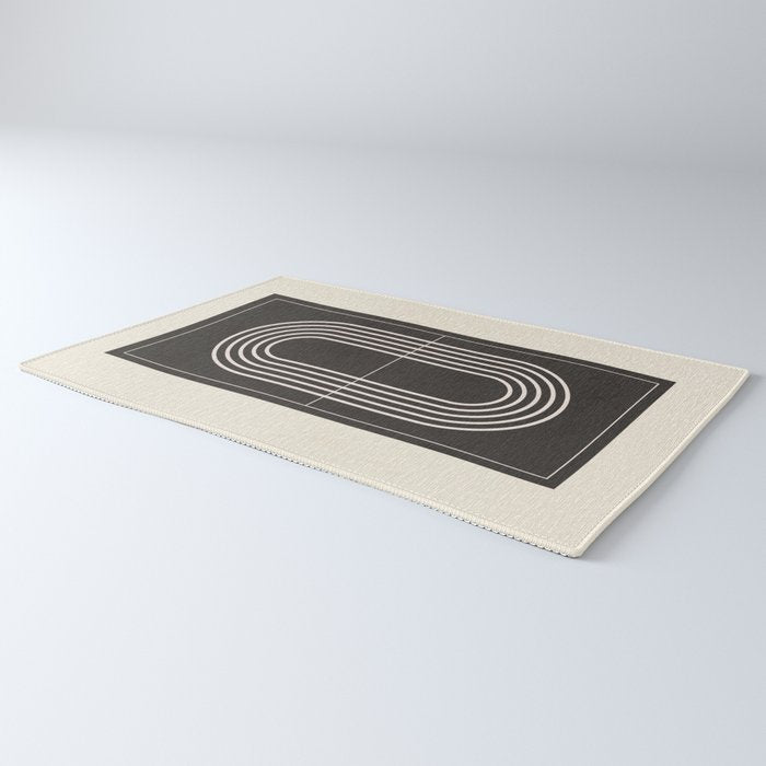 Minimal Geometric Line Art 4 Rug Gallery Image 3
