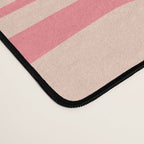 Mid Century Modern Piquet Multi Abstract Geometric Pattern in Pink and Blush Desk Mat Gallery Image 4
